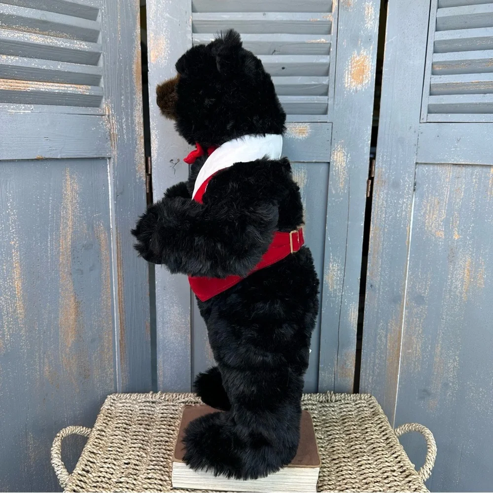Ditz Designs Black Bear With Vest And Bow Tie 24" - Picture 9 of 16
